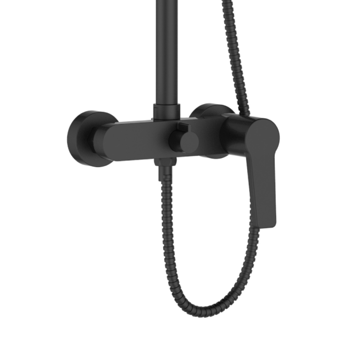 Coluna de duche monocomando | Volta black 