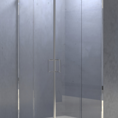 Cabine de chuveiro retangular | 120x70x190 | Mod Cristal