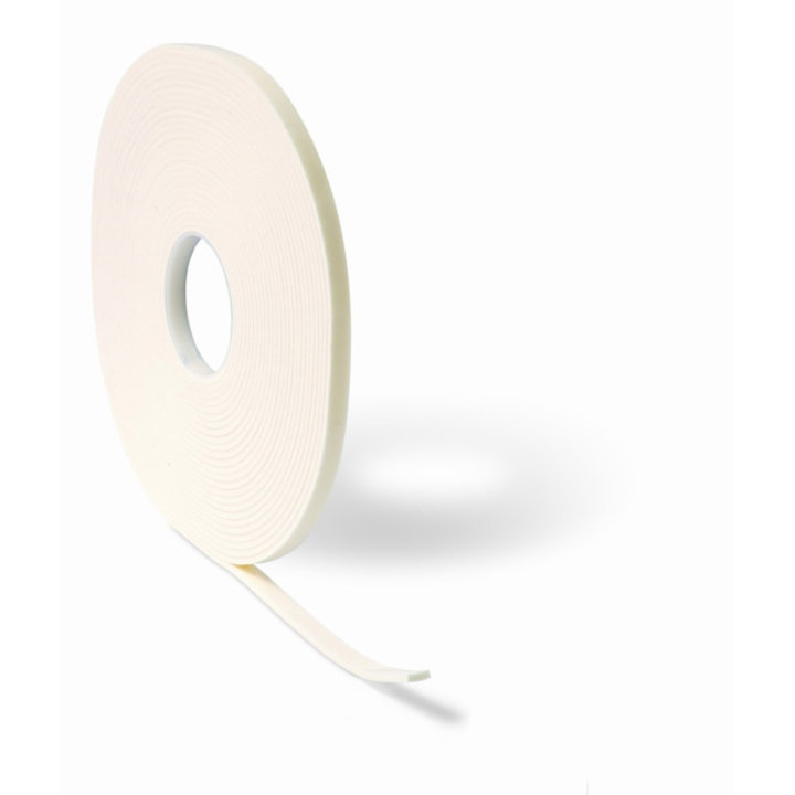 Fita de espuma para portas e janelas de PVC | 4x12 mm | Branco
