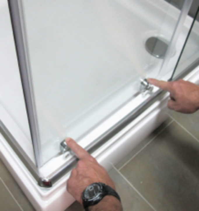 Cabine de chuveiro quadrada | 80x80x190 | Mod Cristal