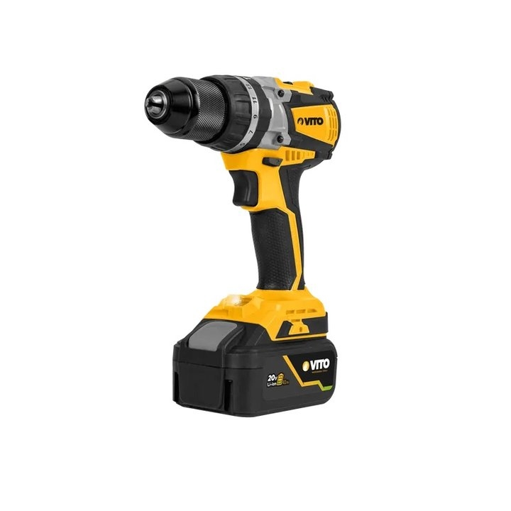 Berbequim brushless 20V + bateria 4AH + carregador + mala