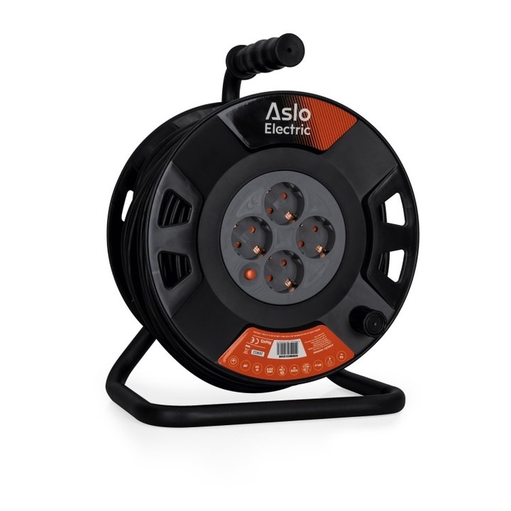 Enrolador eco 4x2P+T 3G1.5mm2 - 25mt