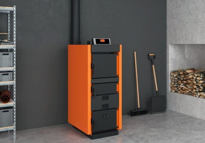 Caldeira chama invertida Solaris 32KW