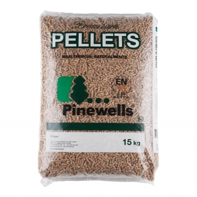 Pellets 6mm Pinewells saco 15kg