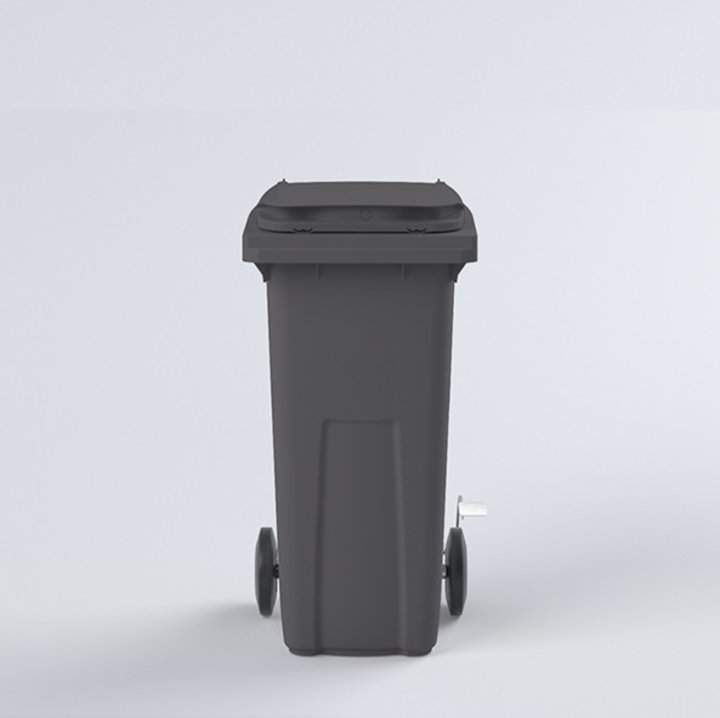Contentor lixo ka 120 l cinza Baquelite