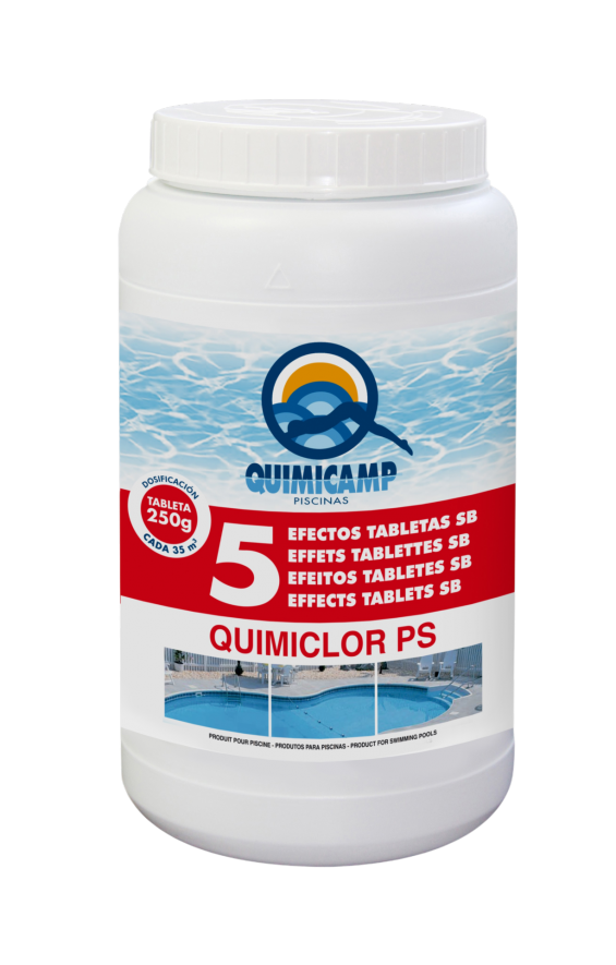 Quimiclor 5 efeitos tabletes 2kg