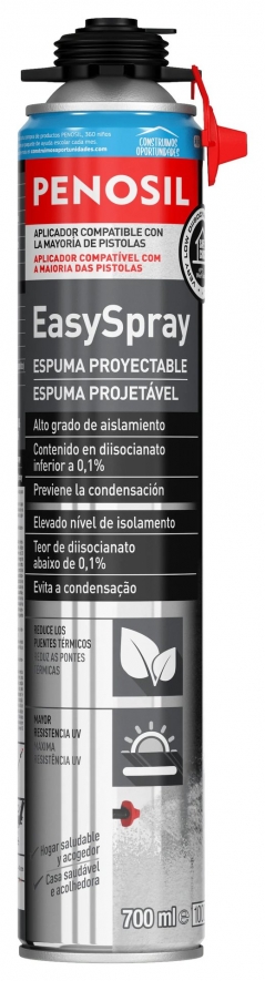 Espuma easyspray proj. isolamento pistola s700ml