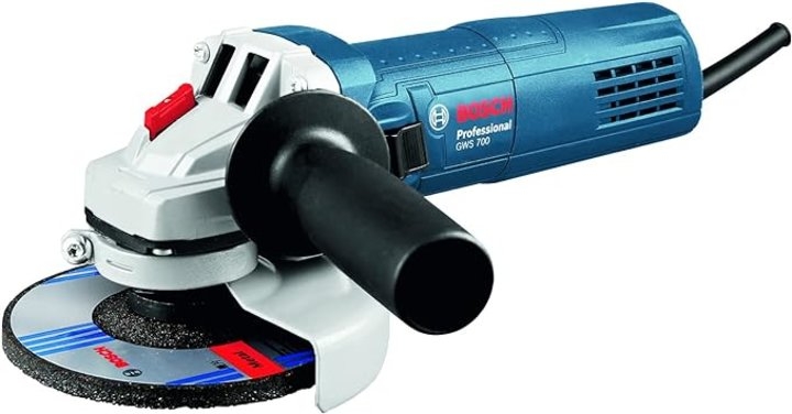 Mini-rebarbadora GWS 700w 115mm Bosch (azul)