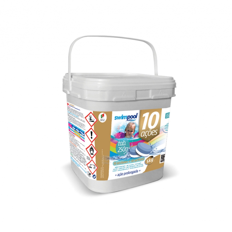 Cloro 10 aes T250 bicapa 5 kg