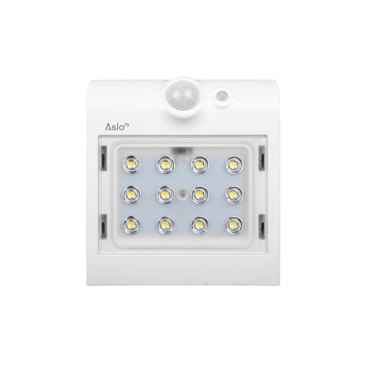 Aplique led solar orb c/sensor 1.5W 3000K branco