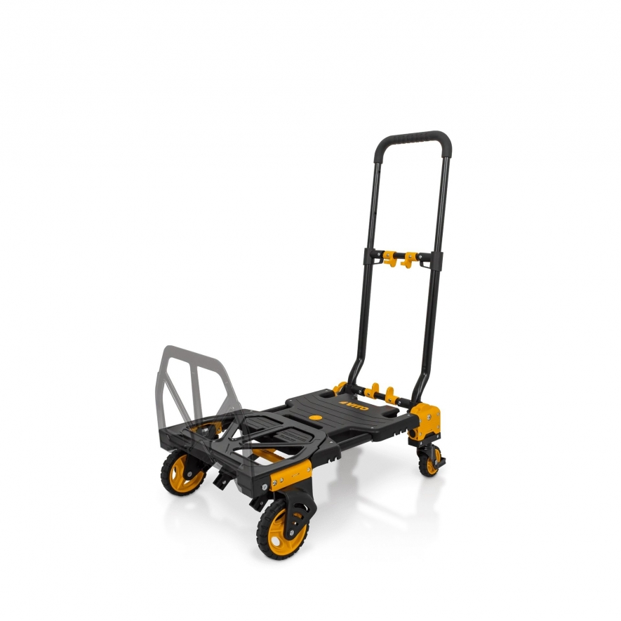 Carrinho de transporte dobrvel 2 em 1 137 kg