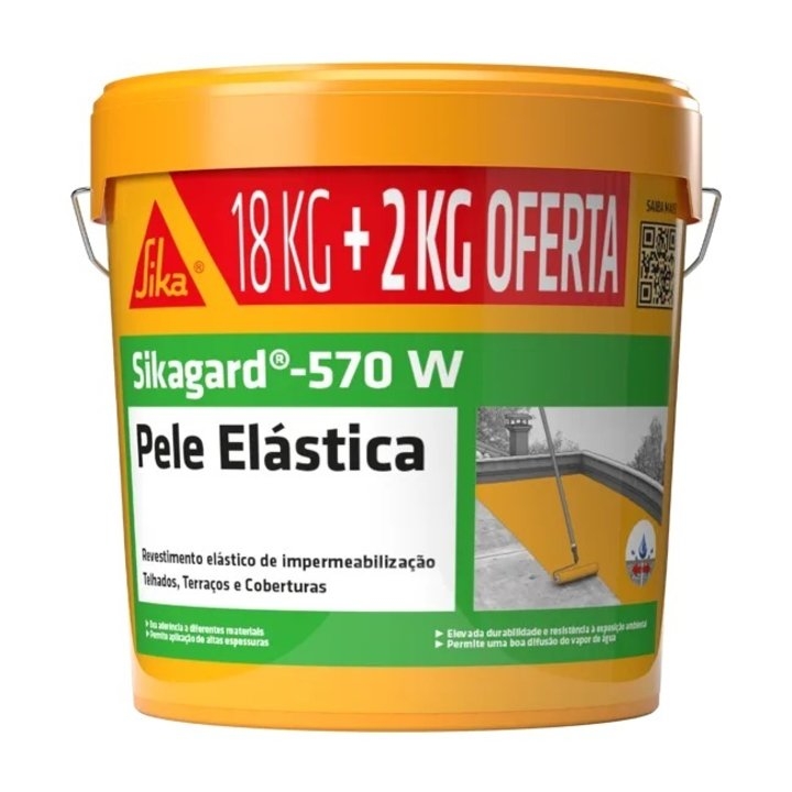 Sikagard 570 W Pele Elstica cinza 20kg
