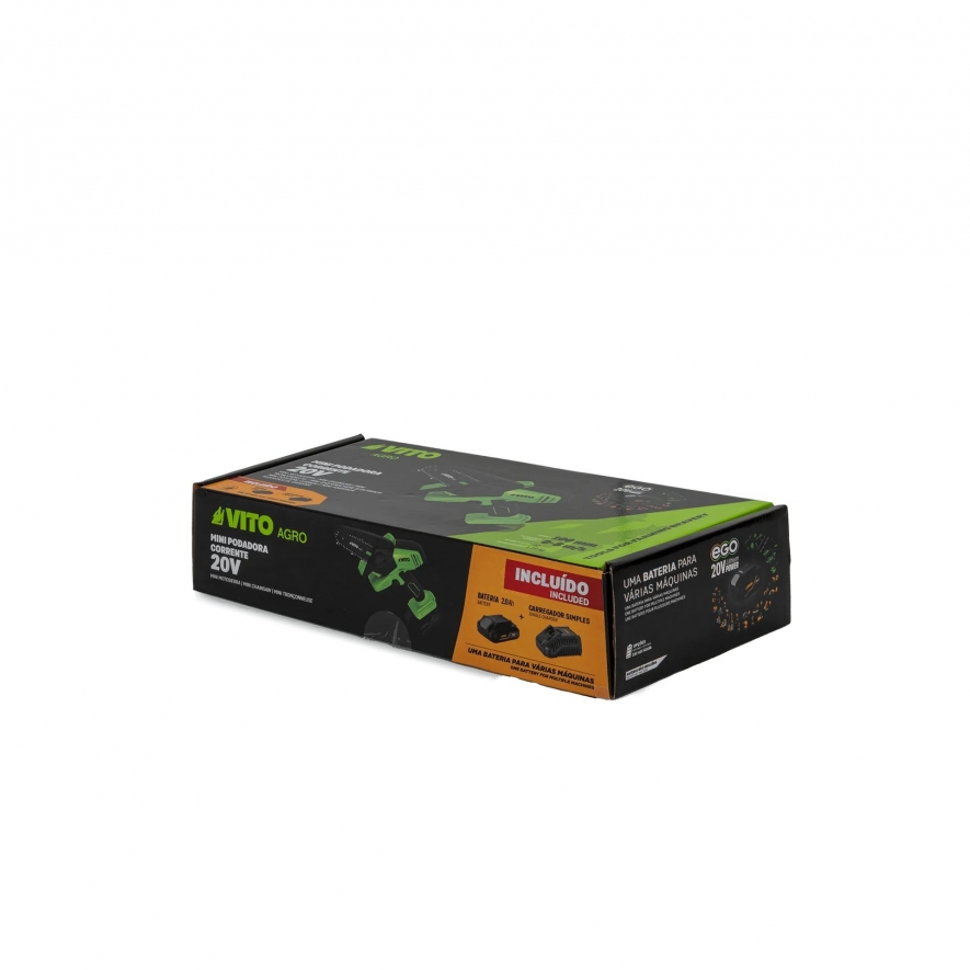 Kit mini podadora corrente 100mm - 20V + 1 bateria e carregador