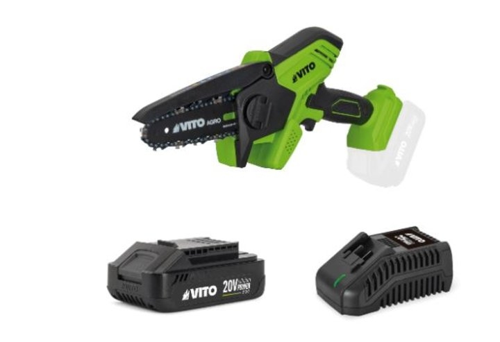 Kit mini podadora corrente 100mm - 20V + 1 bateria e carregador