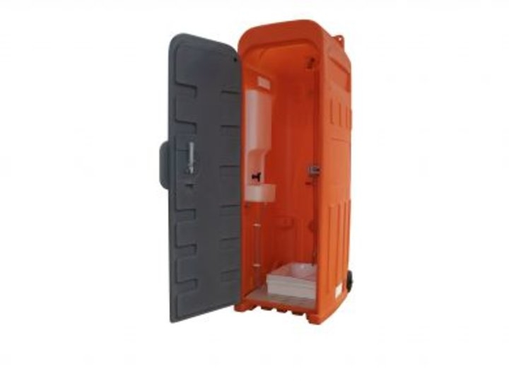 WC porttil completo com sanita turca + chuveiro