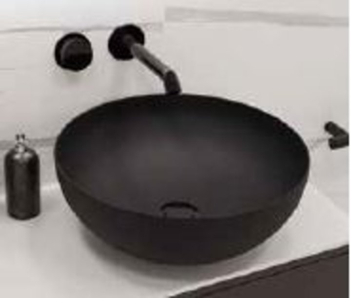 Lavatrio pousar caxito negro mate